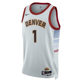 Denver Nuggets Michael Porter JR 1 Nike 2022-23 City Edition Harmaa Pelipaidat Swingman - Miesten
